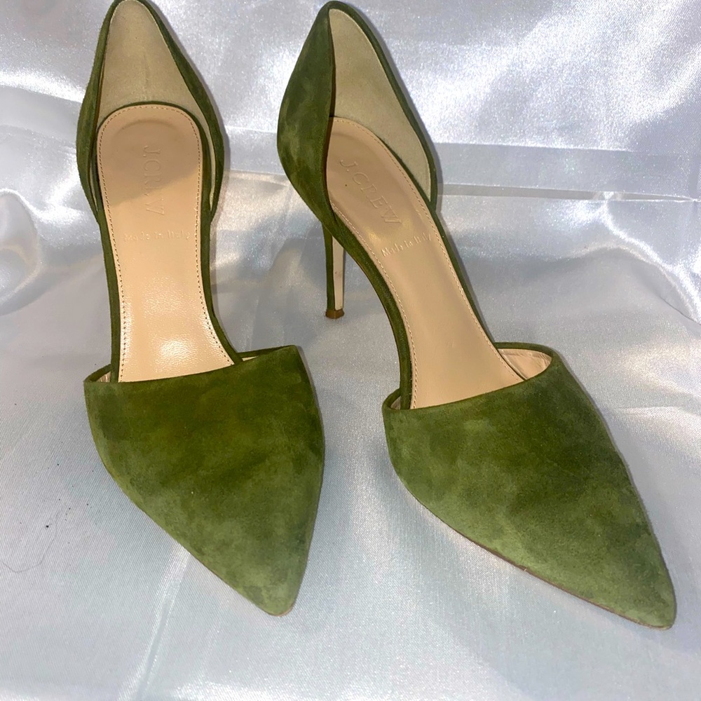 J. Crew Olive Green Pumps